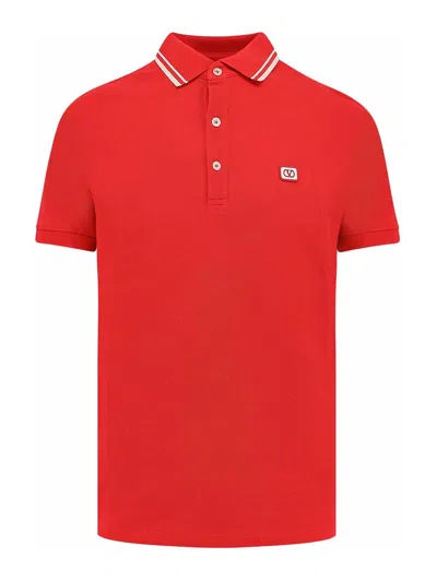 Valentino Vlogo Signature Cotton Polo Shirt