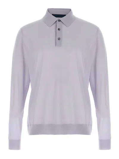 Kiton Ribbed Cuffs And Hem Polo Shirt