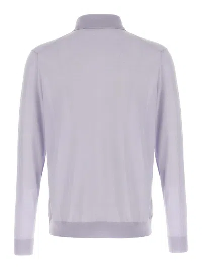 Kiton Ribbed Cuffs And Hem Polo Shirt