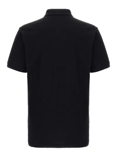 Moschino Graphic Print Polo Shirt With Side Slits