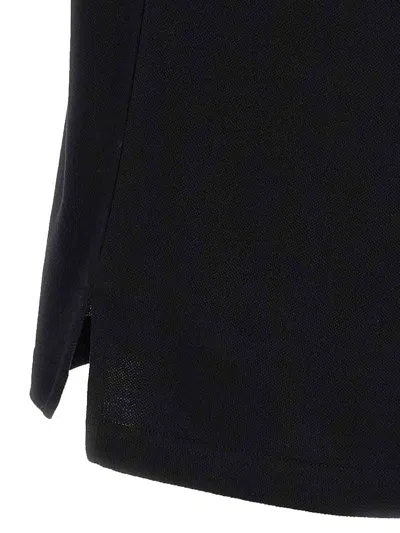 Moschino Graphic Print Polo Shirt With Side Slits