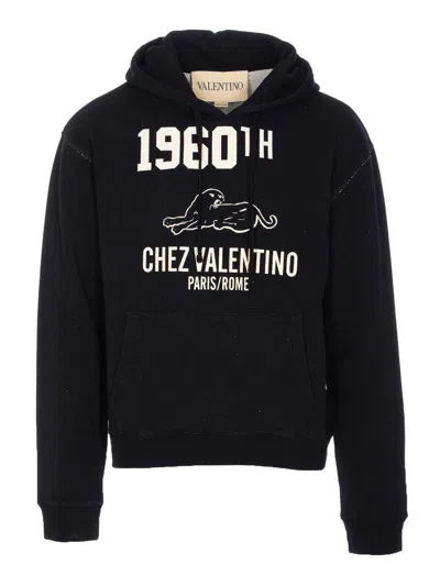Valentino Cotton Fabric Sweatshirt With Comfortable Fit