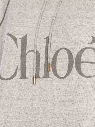Chloé Chloe Crewneck Sweatshirts Grey