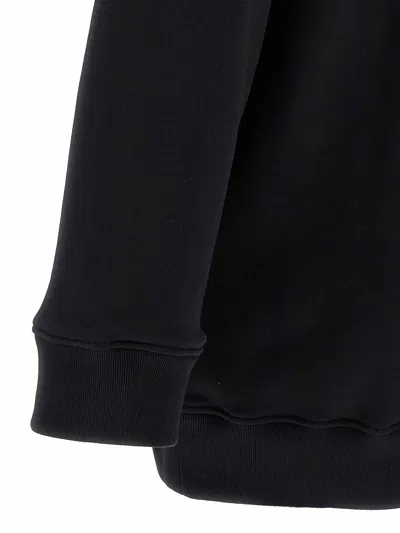 Moschino Graphic Print Hooded Longline Ribbed Cuffs
