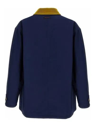 Marni Parka In Gabardine De Coton