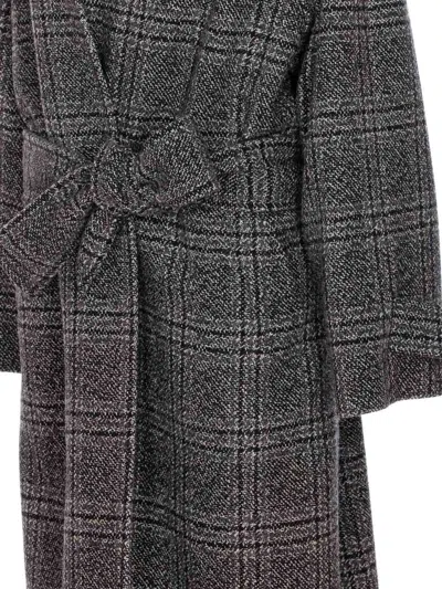 Balenciaga Checkered Pattern One Layer Coat