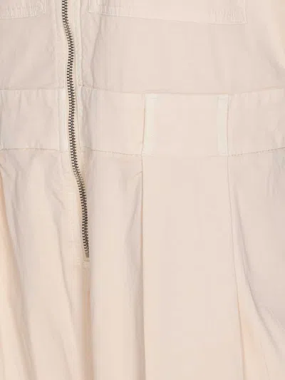 Pinko Dress With Zip Pockets And Elastic Waistband In Pink