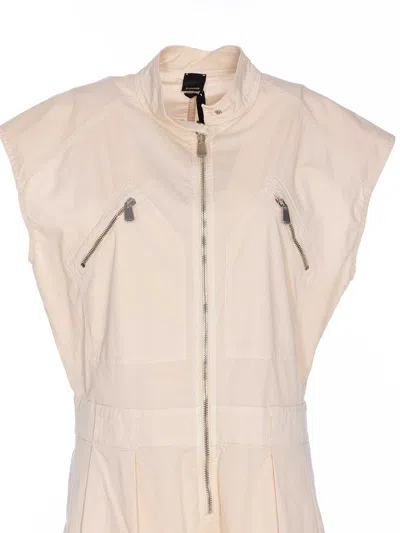 Pinko Dress With Zip Pockets And Elastic Waistband In Pink