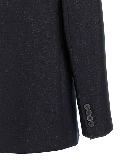 Peserico Shiny Blazer With Lapel And Pockets