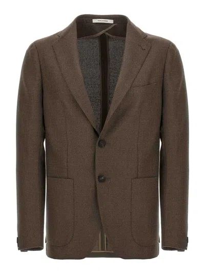 Tagliatore Wool Blazer In Super 100's