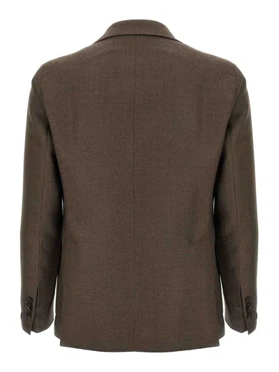 Tagliatore Wool Blazer In Super 100's