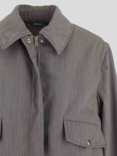 Stella Mccartney Wool Blend Boxy Bomber Jacket