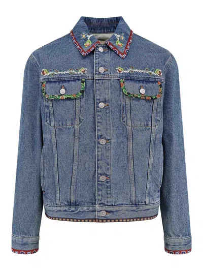 Valentino Denim Jackets Embroideries