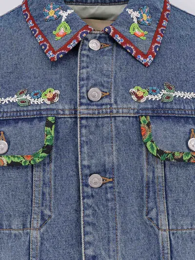 Valentino Denim Jackets Embroideries