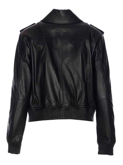 Michael Michael Kors Flap-pocket Leather Jacket