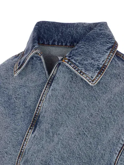 Alaïa Denim Spiral Jacket