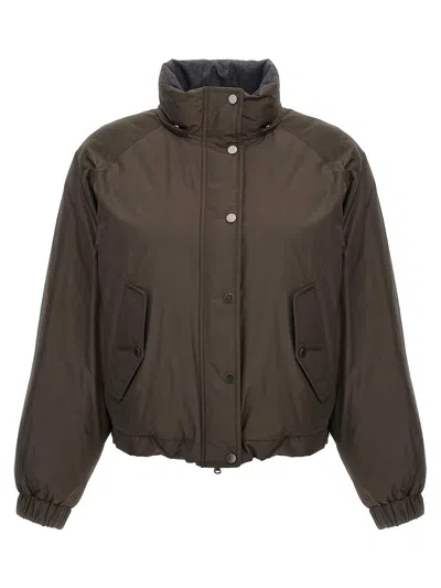 Brunello Cucinelli Cropped Down Jacket