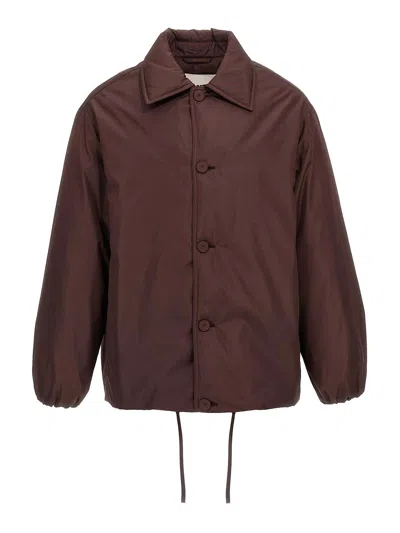 Jil Sander 'collared Drawstring Elasticated Cuffs Jacket'
