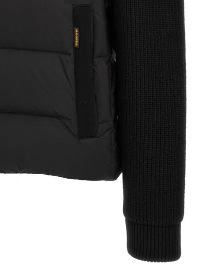 Moorer 'allori' Hooded Down Jacket In Black