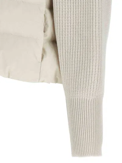 Brunello Cucinelli Wool Sleeved Down Jacket