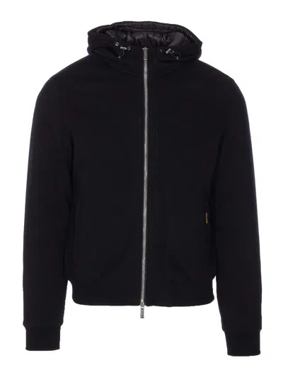 Moorer Long Sleeve Casual Jacket In Black