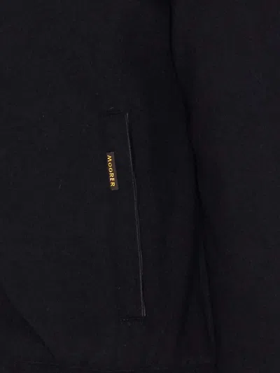Moorer Long Sleeve Casual Jacket In Black