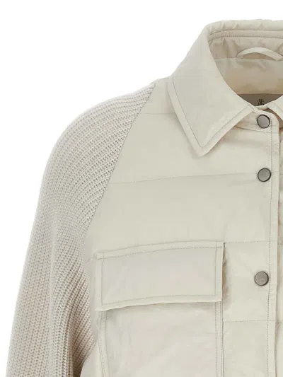 Brunello Cucinelli Two-material  Down Jacket