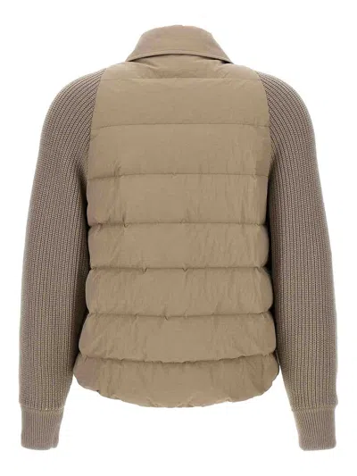 Brunello Cucinelli Two-material  Down Jacket