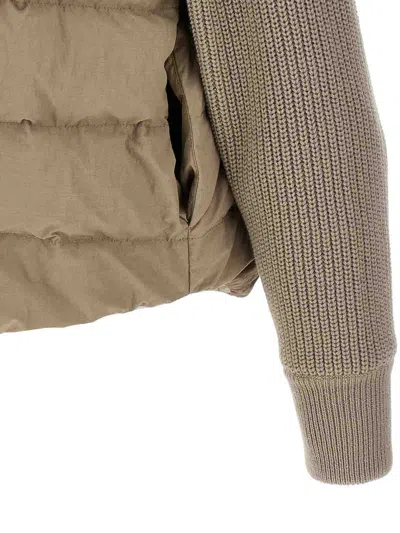 Brunello Cucinelli Two-material  Down Jacket