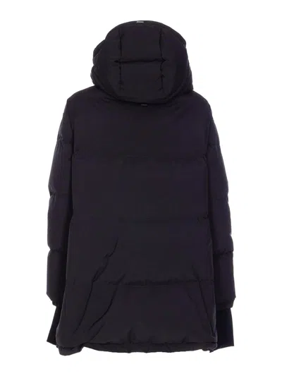 Herno Black Copped Down Jacket