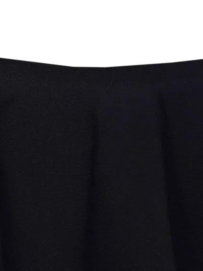 Alaïa Ribbed Flared Mid-rise Wool-blend Mini Skirt