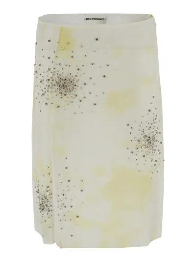 Des_phemmes Crystal-embellished Skirt