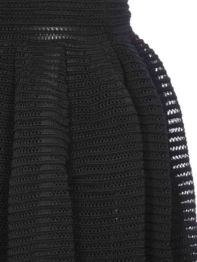 Alaïa Full Skirt With Pleated High Waist