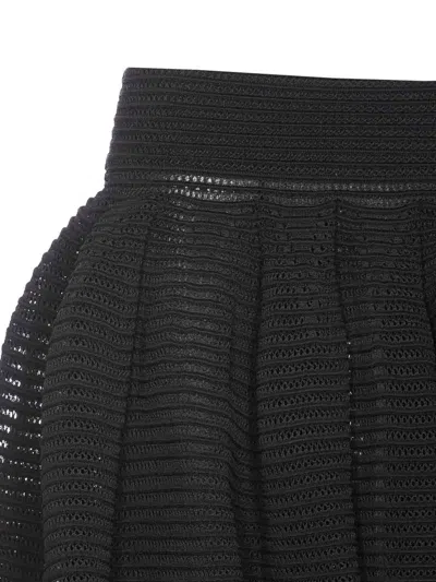 Alaïa Full Skirt With Pleated High Waist