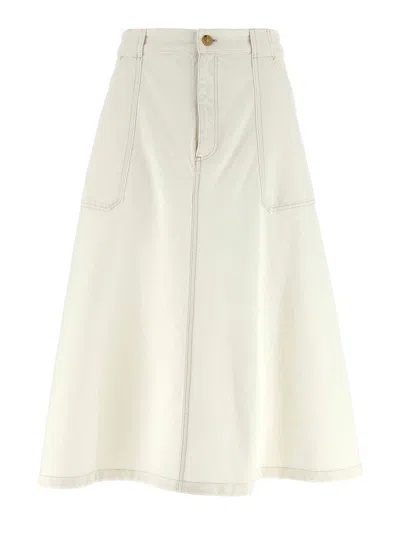 Apc A.p.c. "laurie" Skirt In White