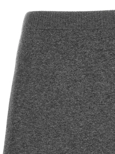 Brunello Cucinelli Longuette Midi Skirt In Stretch Cashmere