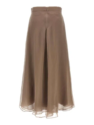 Brunello Cucinelli "paneled Circle" Skirt