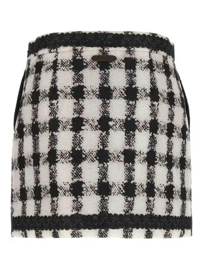 Moschino Print Mini Skirt