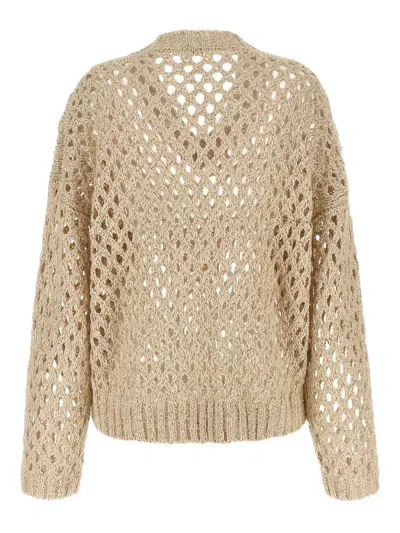 Brunello Cucinelli 'rustic Dazzling Net' Sweater