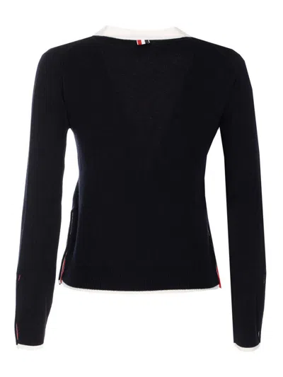 Thom Browne Side Buttoned Knit Cardigan