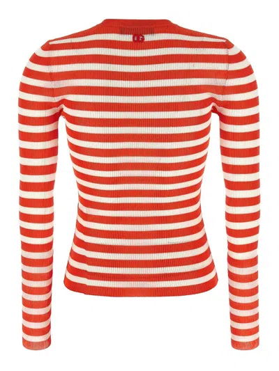 Dolce & Gabbana Striped Viscose Cardigan