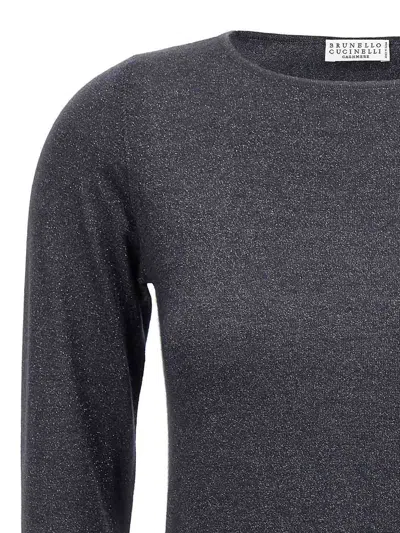 Brunello Cucinelli Sparkling Sweaters And Cardigans Blue