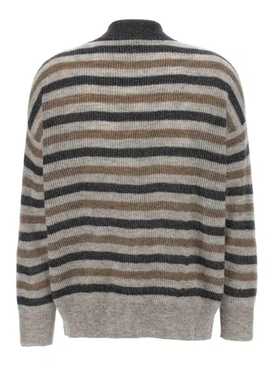 Brunello Cucinelli Lurex Wool Cardigan