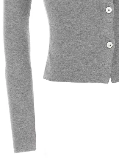 Self-portrait Grey Merino Wool Sweaters And Cardigans Gray