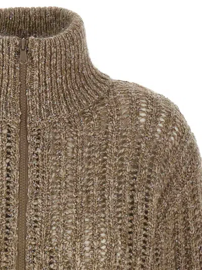 Brunello Cucinelli 'rustic Dazzling Net' Cardigan
