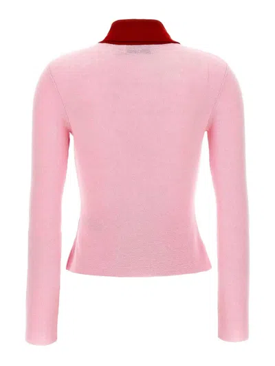 Self-portrait Self Portrait Women Wool Cardigan With Contrasting Collar