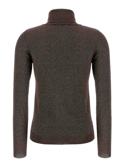Brunello Cucinelli Shimmering High-neck Knit Sweater