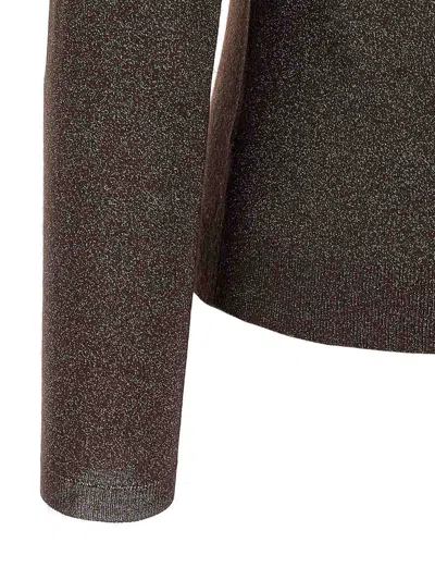 Brunello Cucinelli Shimmering High-neck Knit Sweater