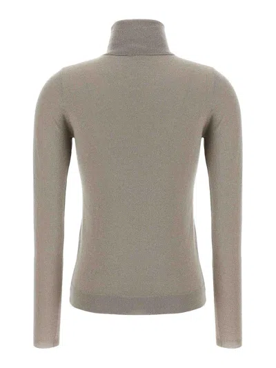 Brunello Cucinelli Sparkling Sweaters And Cardigans Beige