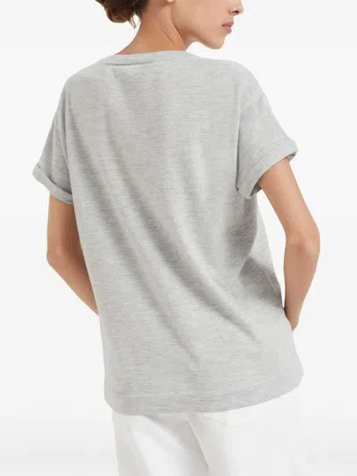 Brunello Cucinelli Cashmere And Silk Lightweight Sweater